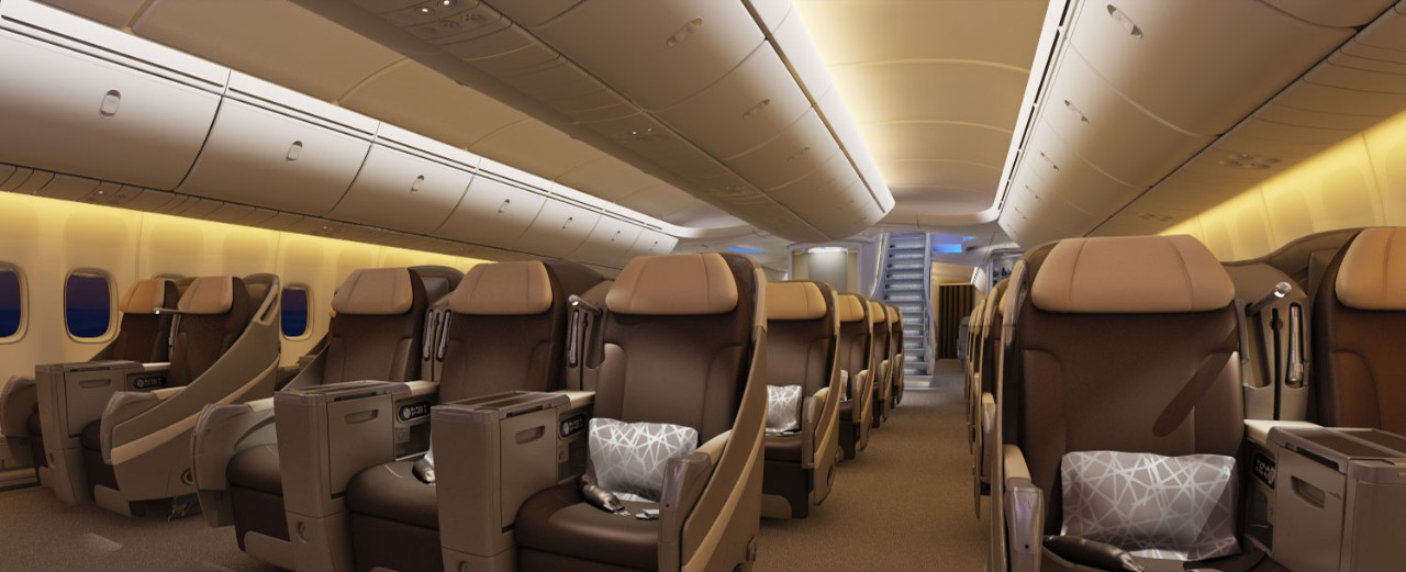 Image of 747 interior