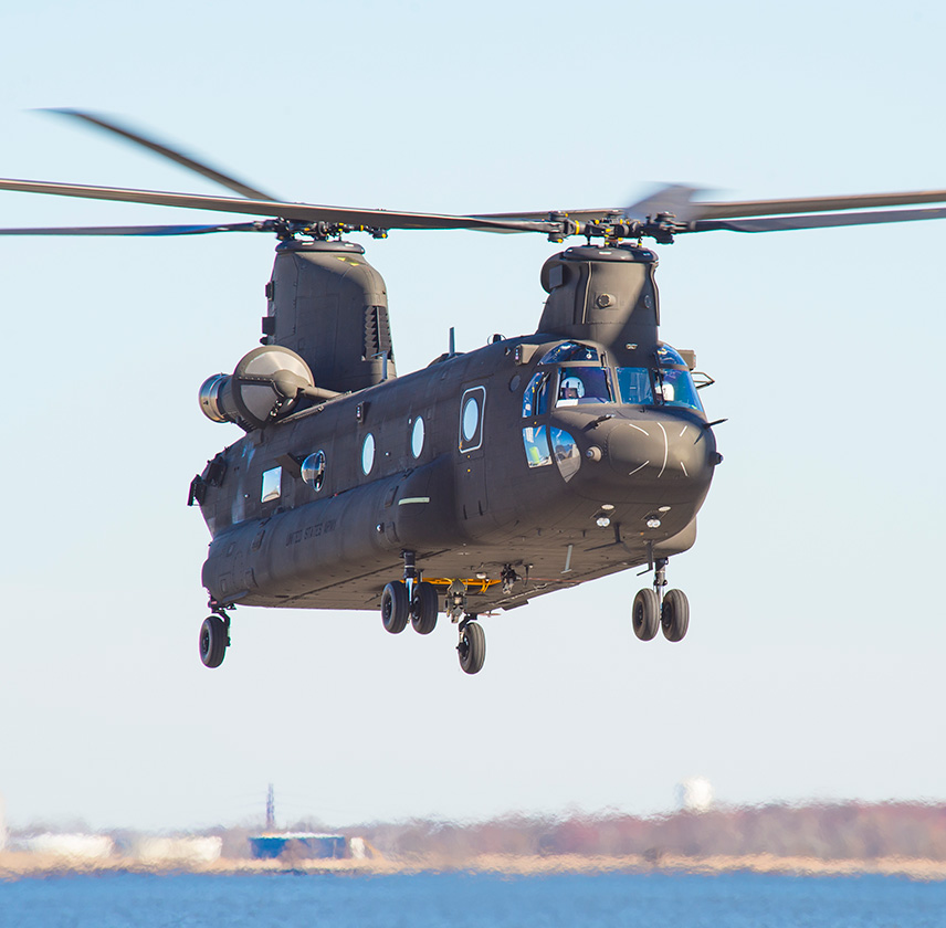 Chinook in flight