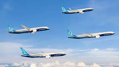 Boeing family of aircraft