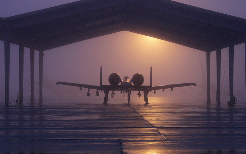 A-10 Thunderbolt II silhouette