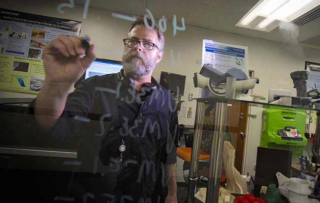 Howard Rolleston, a Boeing Additive Manufacturing Innovation Cell lead