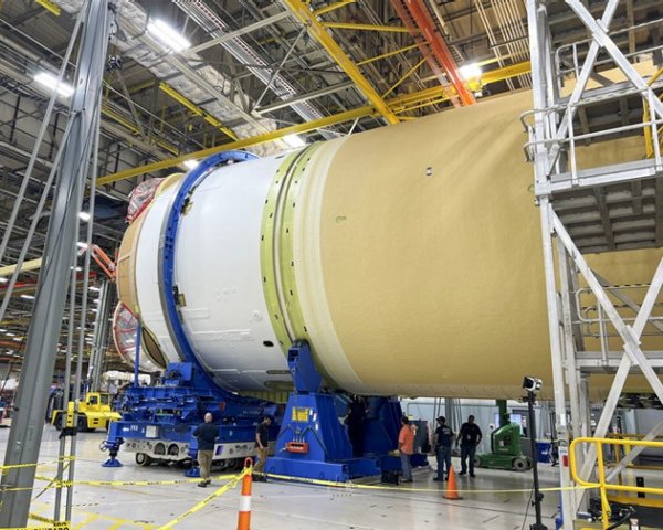 Boeing’s core stage for 2nd Artemis mission nears completion