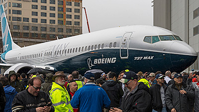 1st 737 MAX 9 debuts as employees – and world – look on