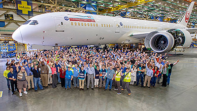 Still leading the way: 787 ramps up rate once again