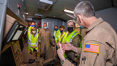 Senior DOD leaders visit KC-46 tanker and 767 programs feature image