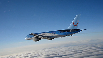 Boeing ecoDemonstrator 757 Lifts Off