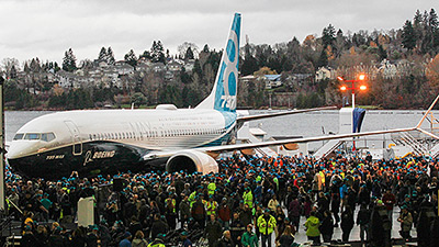 Right on time: First 737 MAX unveiled