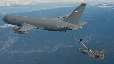 Boeing, U.S. Air Force Aircrews Make History with First KC-46A Tanker Refueling Flight