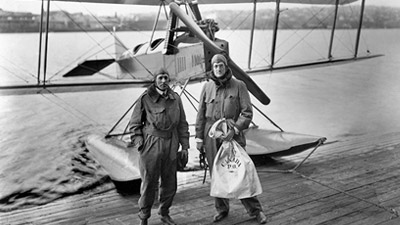 In March 1919, Boeing delivered the first international airmail in North America.